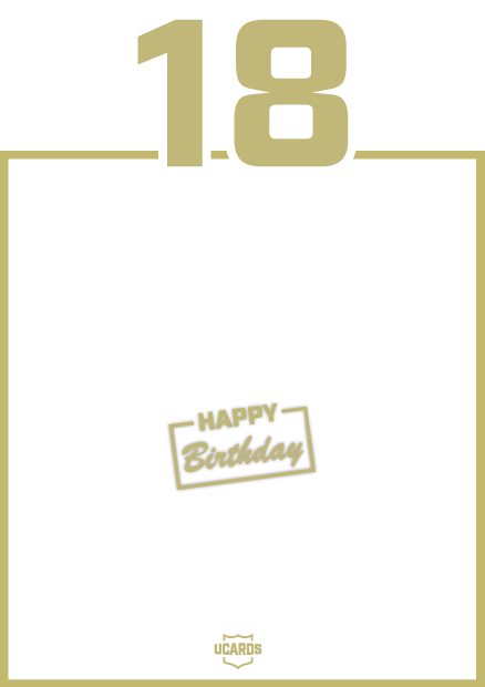 18th Birthday Card