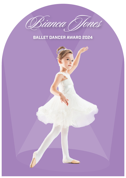 UCards Ballet Spotlight Sample