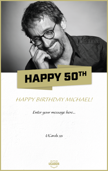 Milestone Birthday UCard